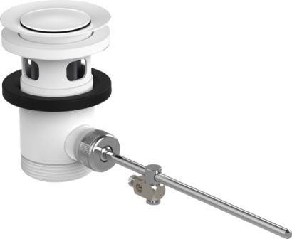 كروم الأسود النفايات المعدة للخلاط الحوض ومخلطات Bidet أبيض