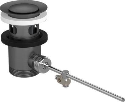 كروم الأسود النفايات المعدة للخلاط الحوض ومخلطات Bidet أبيض