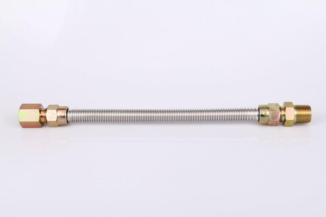 150PSI Ss304 الأنابيب المرنة أنابيب الفولاذ المقاوم للصدأ المموجة للاتصال الغاز