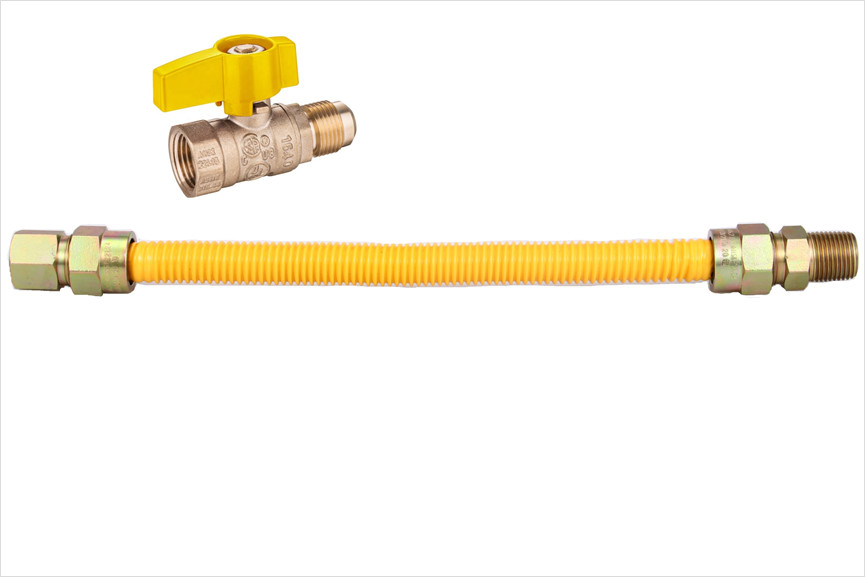 150PSI Ss304 الأنابيب المرنة أنابيب الفولاذ المقاوم للصدأ المموجة للاتصال الغاز