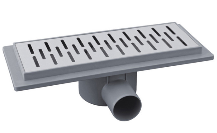 منفذ دش أفقي قابل للتدوير بـ 360 درجة مع غطاء السيراميك SS